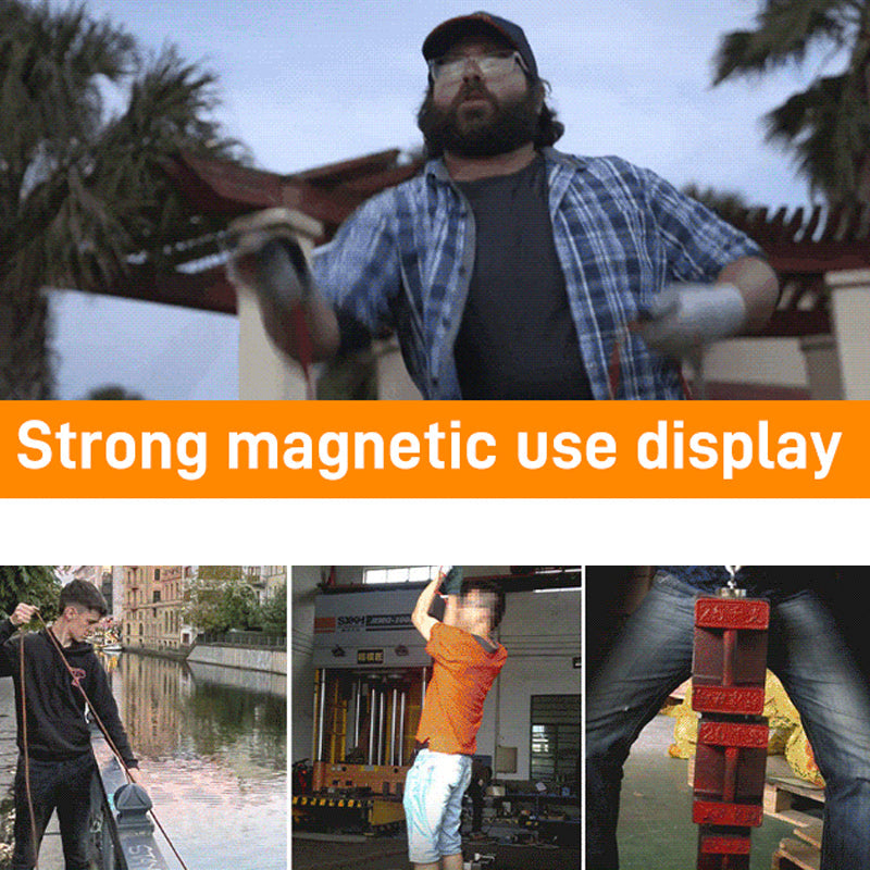 🥳2026 HOT SALE🥳💞50K+ SOLD!🧲🌊 50% OFF! Deep‑water Magnetic Salvage Magnet – 30kg strong pull, retrieves keys, tools & metal objects from water. Corrosion‑resistant & wear‑proof – a must for fishing & salvage! 🎣✨