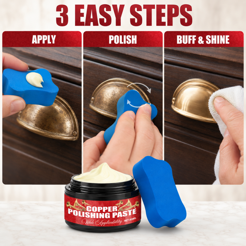 🥳2026 HOT SALE🥳💞50K+ SOLD!🧽✨ 50% OFF! Copper Brass Polish Paste – Restores tarnished brass & copper to brilliant shine. Removes oxidation & fine scratches – perfect for antiques & instruments! 🎺🛡️