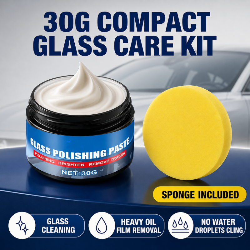 🥳2026 HOT SALE🥳💞50K+ SOLD!🚗🔍 50% OFF! Car Glass Oil Film Remover – Eliminates glare & wiper smears, repels rain. Night driving safer – see clearly in any weather! 🛡️🌙