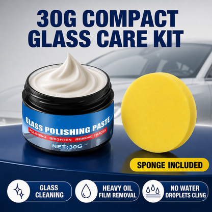 🥳2026 HOT SALE🥳💞50K+ SOLD!🚗🔍 50% OFF! Car Glass Oil Film Remover – Eliminates glare & wiper smears, repels rain. Night driving safer – see clearly in any weather! 🛡️🌙