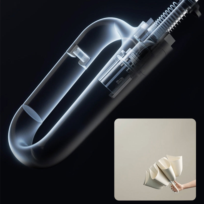 🥳2026 HOT SALE🥳💞50K+ SOLD!☂️🌙 50% OFF! Reflective Safety Strip Umbrella – High‑visibility reflective edge keeps you seen in rain & dark. Reverse fold – wet surface stays inside! 🛡️✨