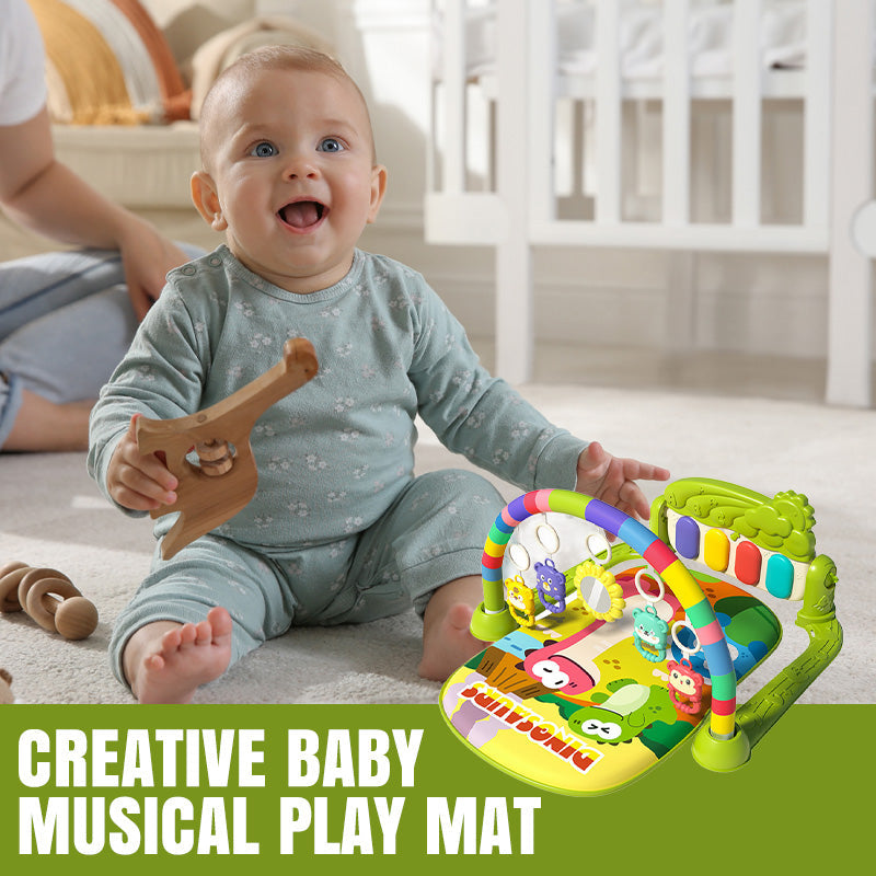 🥳2026 HOT SALE🥳💞50K+ SOLD!🎶✨ 50% OFF! Creative Baby Musical Play Mat – Interactive keys & flashing lights stimulate sensory development. Soft, safe & non‑toxic – perfect for little explorers! 👶💛