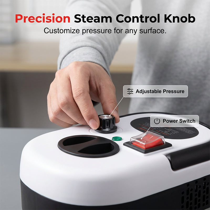 🥳2026 HOT SALE🥳💞50K+ SOLD! 💨🧼 50% OFF! High-Pressure Steam Cleaner – turbo steam, adjustable intensity & 1200ml tank. Chemical-free deep cleaning for every surface! 🏠✅