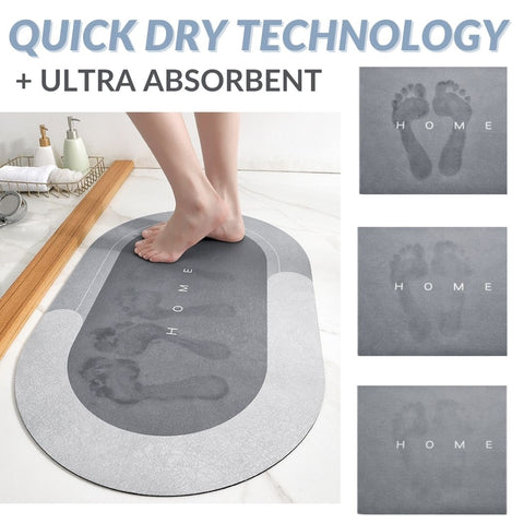 🥳2026 HOT SALE🥳💞50K+ SOLD! 🚿🏠 50% OFF! Super Absorbent Quick-Dry Bath Mat – Non-slip, soft & machine washable. Perfect for bathroom, kitchen & entryway – keeps floors clean, dry & safe! ✨