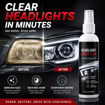 🥳2026 HOT SALE🥳💞50K+ SOLD!🚗💡 50% OFF! Car Headlight Restoration Spray – Removes yellowing, haze & light scratches. No sanding, no tools – just spray & wipe to crystal clarity! 🛡️✨ 🥳2026 HOT SALE🥳💞50K+ SOLD!🚗💡