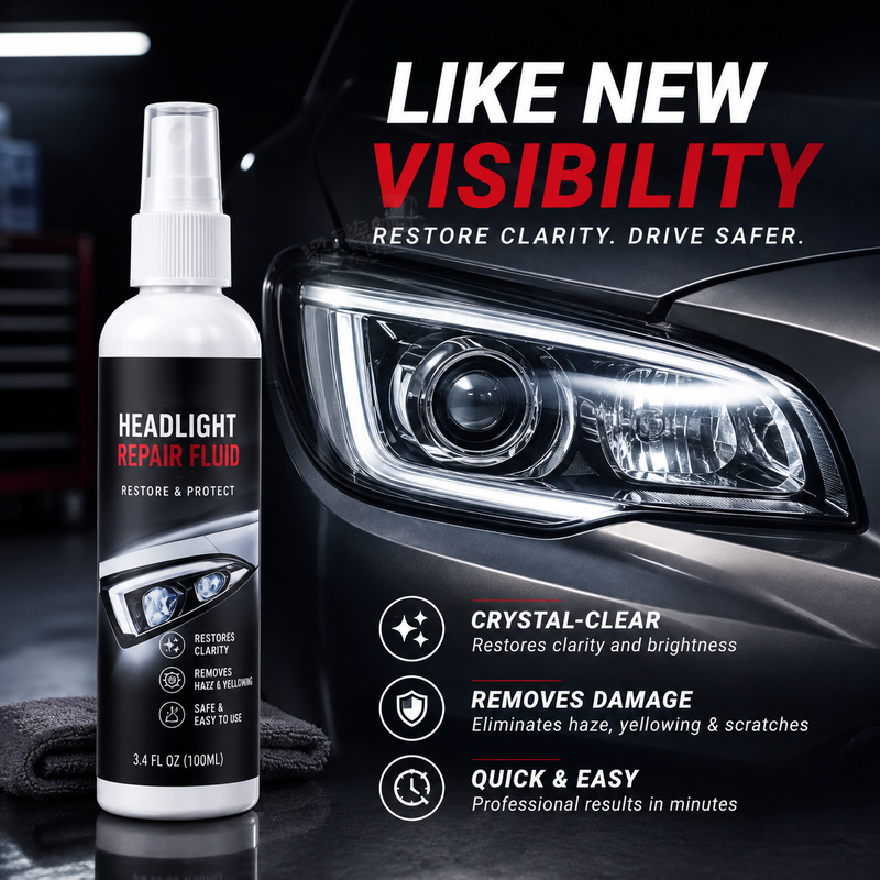 🥳2026 HOT SALE🥳💞50K+ SOLD!🚗💡 50% OFF! Car Headlight Restoration Spray – Removes yellowing, haze & light scratches. No sanding, no tools – just spray & wipe to crystal clarity! 🛡️✨ 🥳2026 HOT SALE🥳💞50K+ SOLD!🚗💡
