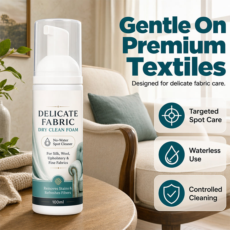 Waterless Fabric Dry Cleaning Foam