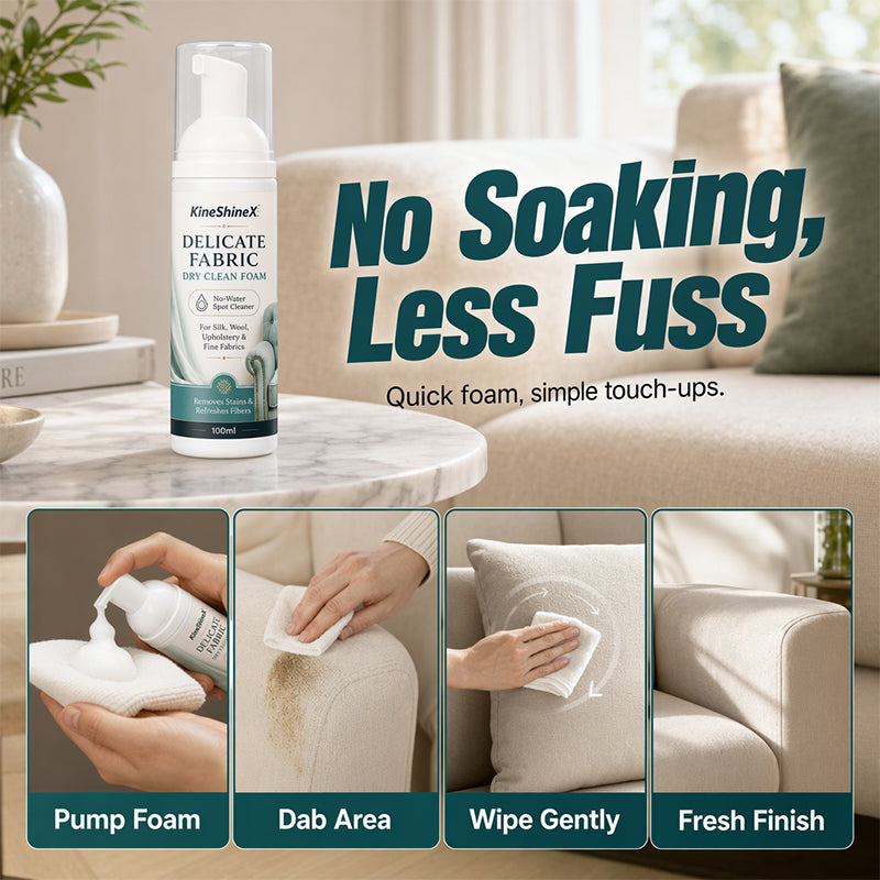 Waterless Fabric Dry Cleaning Foam