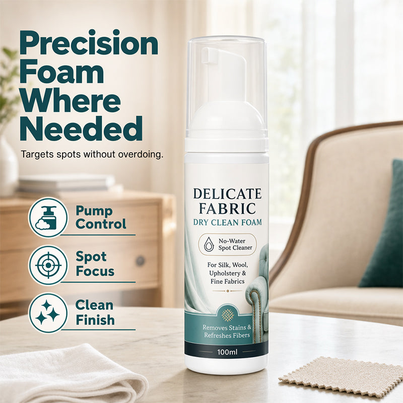 Waterless Fabric Dry Cleaning Foam