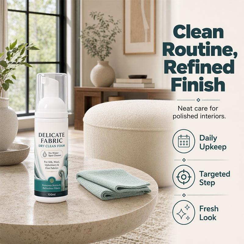 Waterless Fabric Dry Cleaning Foam