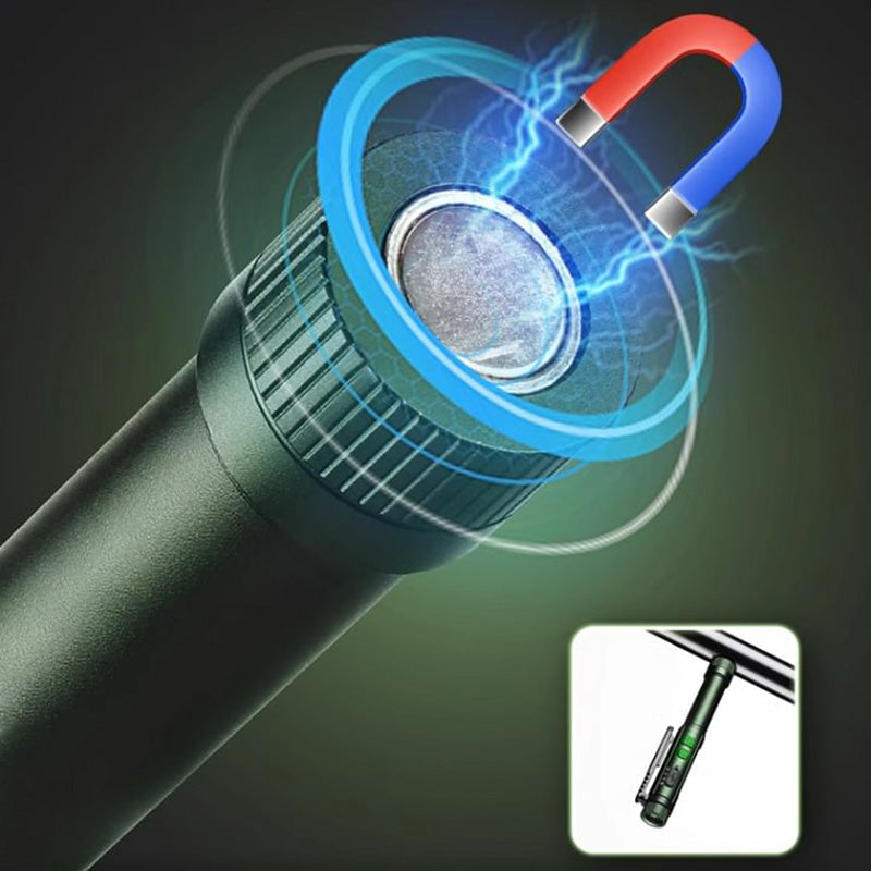 🥳2026 HOT SALE🥳💞50K+ SOLD!🔋🧰 50% OFF! Portable LED Work Torch – Type‑C rechargeable or AA battery, 600LM. Drop‑proof aluminium, IP55 – a must‑have for every toolbox! 🌈✅