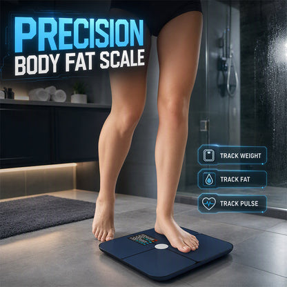 🥳2026 HOT SALE🥳💞50K+ SOLD! 📢📢 50% OFF! Precision Body Fat Scale – vivid VA screen, heart rate tracking, high-precision weight & body fat readings. Simple daily check-ins for better wellness habits! 🏠💪