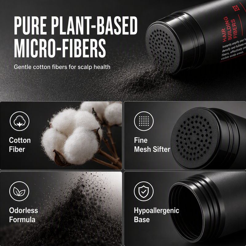 🥳2026 HOT SALE🥳💞50K+ SOLD!💨✨ 50% OFF! Hair Building Fibers – Instantly fills thinning spots & receding hairlines. Natural volume in 3 seconds – no more bald patches! 💇‍♂️🛡️