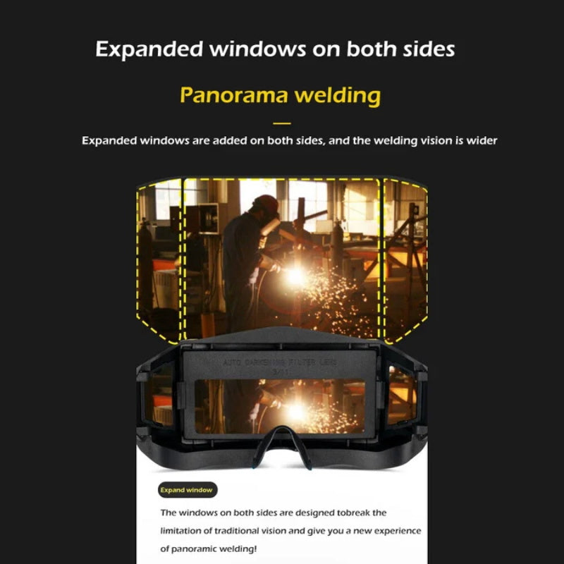 🥳2026 HOT SALE🥳💞50K+ SOLD! 🔥👓 50% OFF! Solar Auto-Darkening Welding Goggles – 1/25,000s auto dimming, solar powered, PC anti-glare lenses & adjustable rubber temples. Safe, clear welding! 🛡️💪
