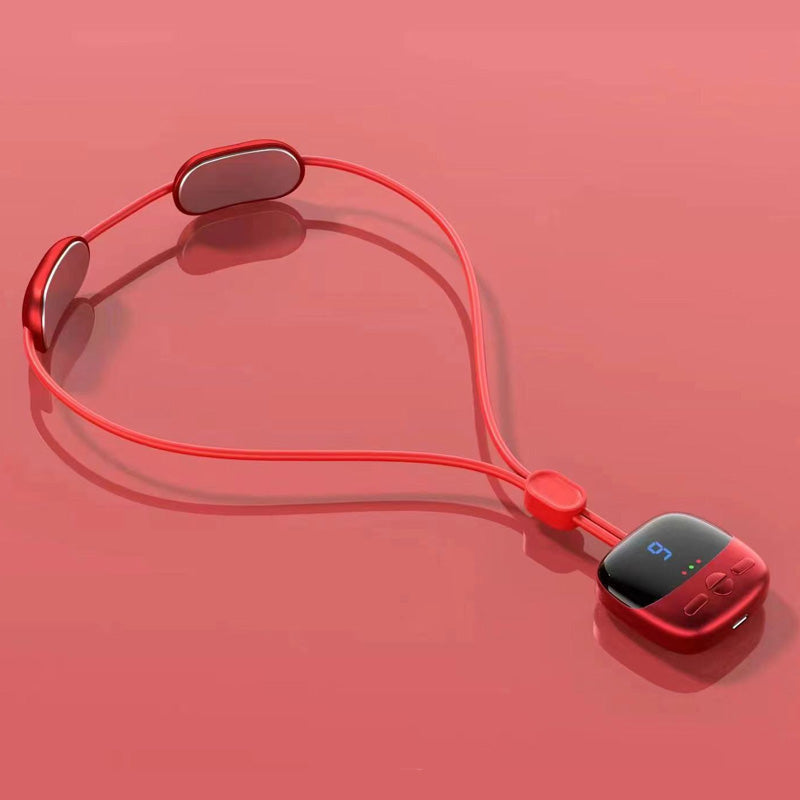 🥳2026 HOT SALE🥳💞50K+ SOLD! 🧘‍♀️💆 50% OFF! Pendant Neck Massager – wearable design, 3 heat levels & 9 intensities melt away stiffness. No more painkillers – gentle electrical pulses relax deep neck muscles naturally! 🔥💚