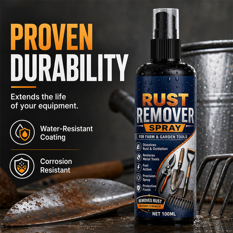 🥳2026 HOT SALE🥳💞50K+ SOLD!🔧💨 50% OFF! Rust Remover Spray – Dissolves rust & oxidation instantly. Works on iron, steel & tools – no more wire brushing! 🛡️✨