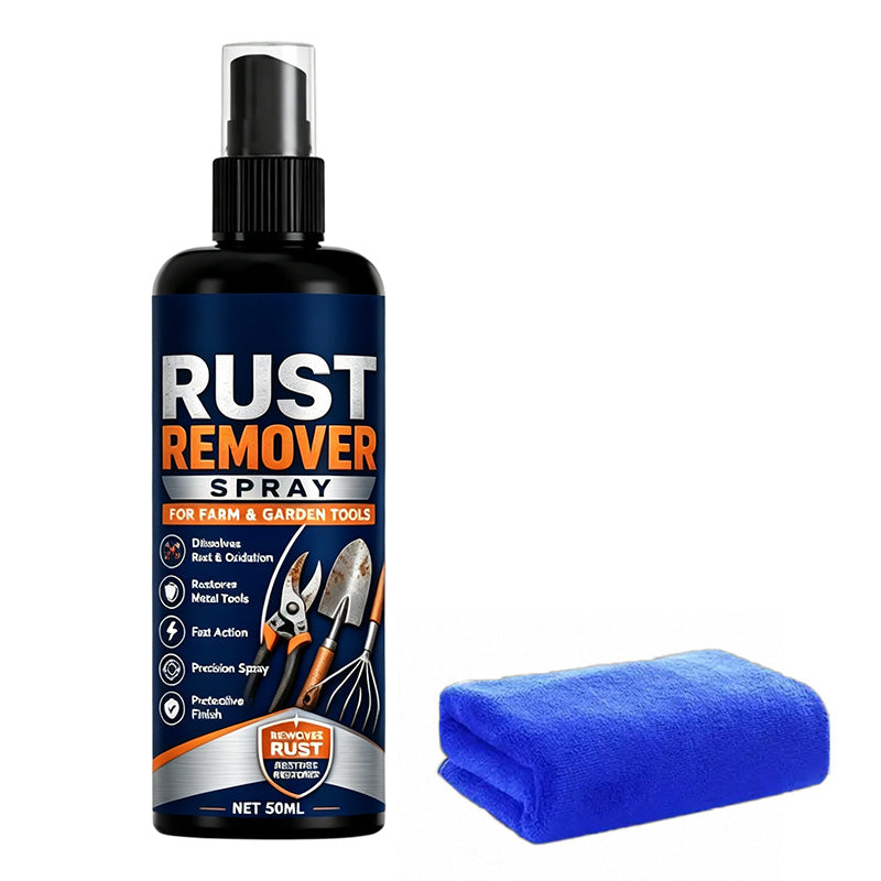 🥳2026 HOT SALE🥳💞50K+ SOLD!🔧💨 50% OFF! Rust Remover Spray – Dissolves rust & oxidation instantly. Works on iron, steel & tools – no more wire brushing! 🛡️✨