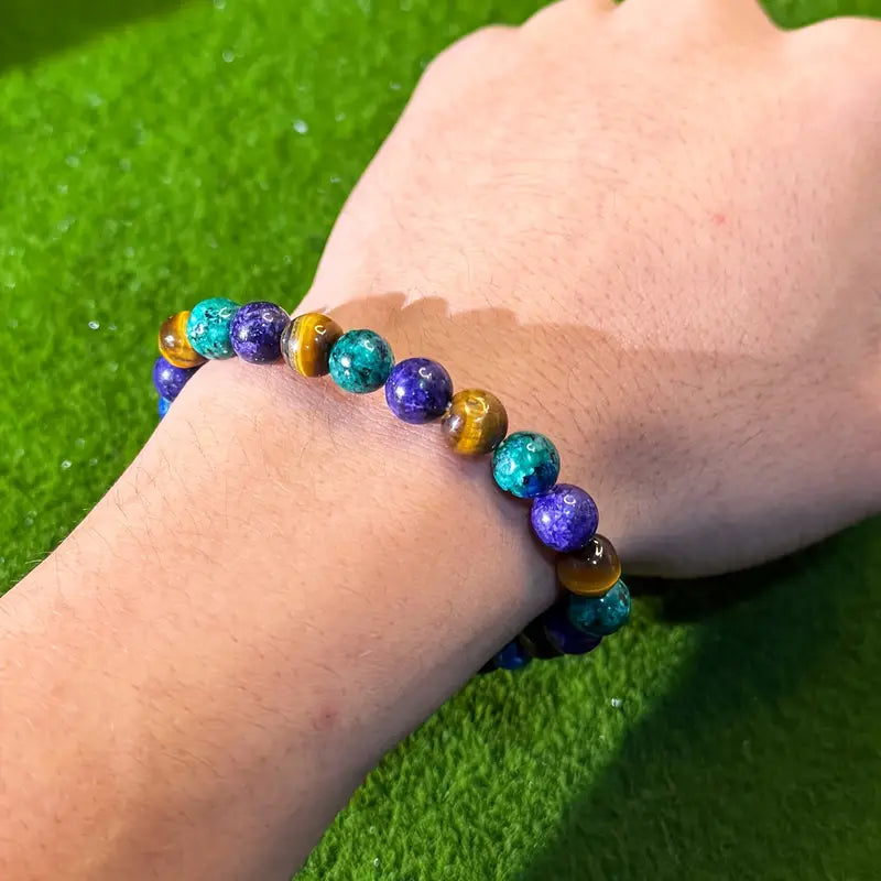 🥳2026 HOT SALE🥳💞50K+ SOLD!💎✨ 50% OFF! Natural Stone Bead Bracelet – Gradient translucent beads, elegant design. Believed to promote peace & positive energy – a stylish daily companion! 🛡️🌿