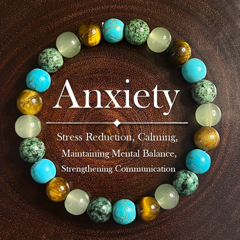 🥳2026 HOT SALE🥳💞50K+ SOLD!💎✨ 50% OFF! Natural Stone Bead Bracelet – Gradient translucent beads, elegant design. Believed to promote peace & positive energy – a stylish daily companion! 🛡️🌿