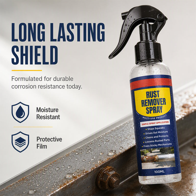 🥳2026 HOT SALE🥳💞50K+ SOLD!🛢️✨ 50% OFF! Multi‑Purpose Rust Remover Spray & Lubricant – Removes rust & lubricates in one go. Restores metal parts fast – no more squeaky tools! 🔧💪