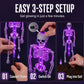 🥳2026 HOT SALE🥳💞50K+ SOLD! 💀🎃 50% OFF! Solar Skeleton Ground Stake Lights – Realistic 3D design, solar powered & waterproof. Perfect for pathways, porches & graveyard scenes – spooky glow all night! 👻✨