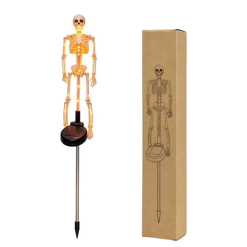 🥳2026 HOT SALE🥳💞50K+ SOLD! 💀🎃 50% OFF! Solar Skeleton Ground Stake Lights – Realistic 3D design, solar powered & waterproof. Perfect for pathways, porches & graveyard scenes – spooky glow all night! 👻✨