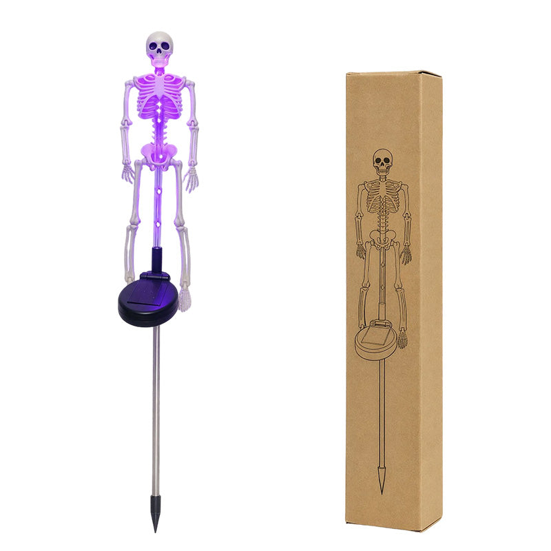 🥳2026 HOT SALE🥳💞50K+ SOLD! 💀🎃 50% OFF! Solar Skeleton Ground Stake Lights – Realistic 3D design, solar powered & waterproof. Perfect for pathways, porches & graveyard scenes – spooky glow all night! 👻✨