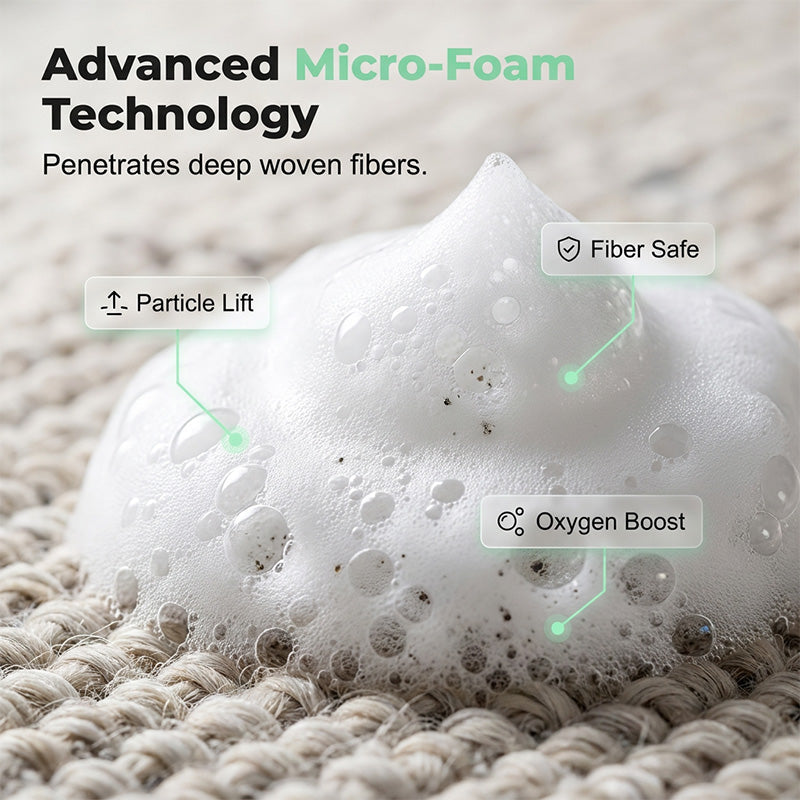 🥳2026 HOT SALE🥳💞50K+ SOLD! ✨🧽 50% OFF! Waterless Carpet Cleaning Foam – Instant stain lift, no wet mess. Advanced micro‑foam penetrates deep – just foam & wipe! 🏠💨