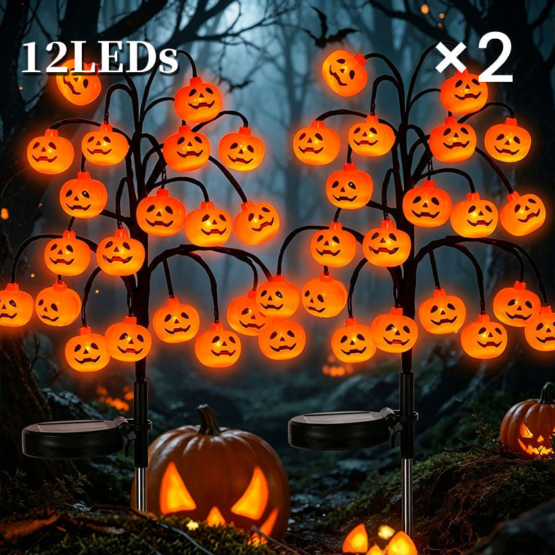 🥳2026 HOT SALE🥳💞10K+ SOLD! 🎃☀️ 50% OFF! Pumpkin Solar Lights – 76cm tall, solar powered & weatherproof. Glows warmly after dark – perfect for Halloween garden & pathway décor! 🏡✨