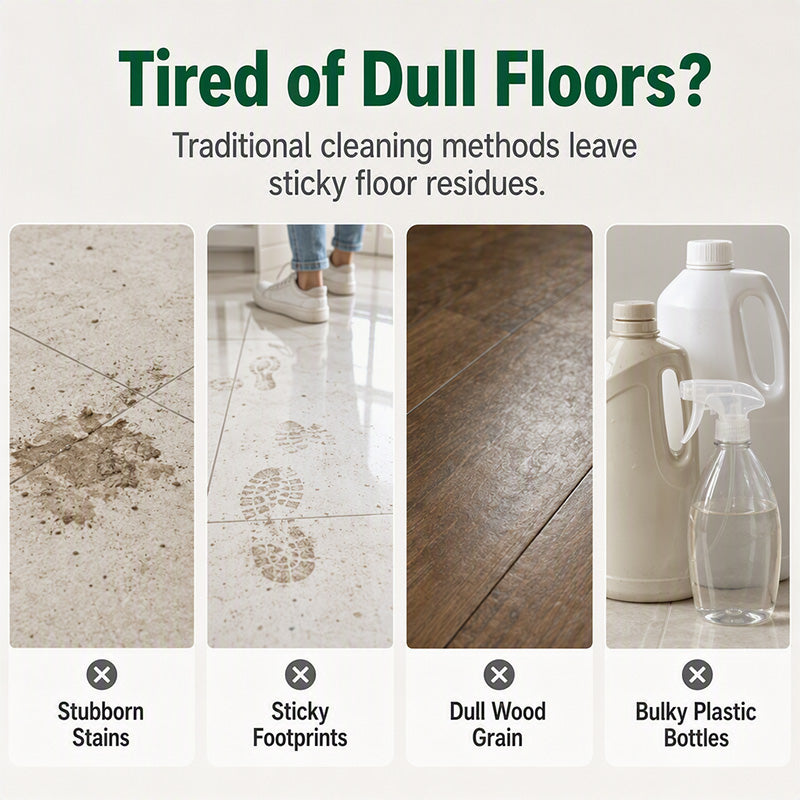 🥳2026 HOT SALE🥳💞50K+ SOLD!🧹✨ 50% OFF! Floor Cleaning Effervescent Tablets – Just drop in water & mop. Deep cleans tile & wood, no measuring, no spills. 80 tablets – save time & effort! 🧼💪