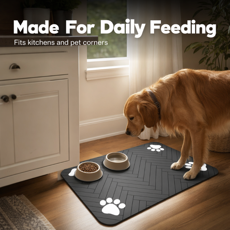 🥳2026 HOT SALE🥳💞50K+ SOLD! 🐾✨ 50% OFF! Easy-Clean Pet Feeding Mat – Splash-proof, mess-controlling design. Fast-clean surface – no more scattered kibble & drips! From £6.99! Keep feeding areas neat every day! 🧼💪