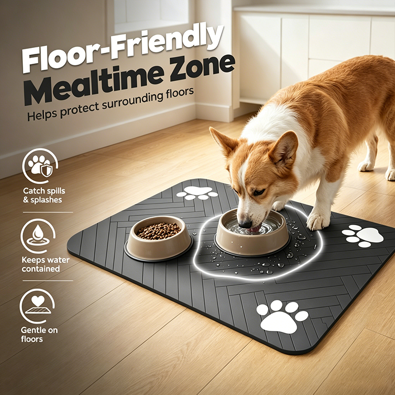 🥳2026 HOT SALE🥳💞50K+ SOLD! 🐾✨ 50% OFF! Easy-Clean Pet Feeding Mat – Splash-proof, mess-controlling design. Fast-clean surface – no more scattered kibble & drips! From £6.99! Keep feeding areas neat every day! 🧼💪