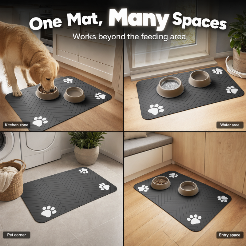 🥳2026 HOT SALE🥳💞50K+ SOLD! 🐾✨ 50% OFF! Easy-Clean Pet Feeding Mat – Splash-proof, mess-controlling design. Fast-clean surface – no more scattered kibble & drips! From £6.99! Keep feeding areas neat every day! 🧼💪