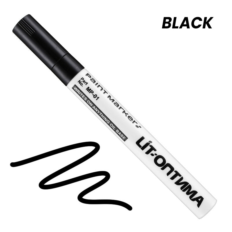 🥳2026 HOT SALE🥳💞50K+ SOLD! ✏️🔧 50% OFF! Oil-Based Waterproof Tire Marker Pen – 12 vibrant colors, waterproof & fade‑resistant. Perfect for tires, metal, glass & DIY crafts – bold marks that last! 🎨🚗