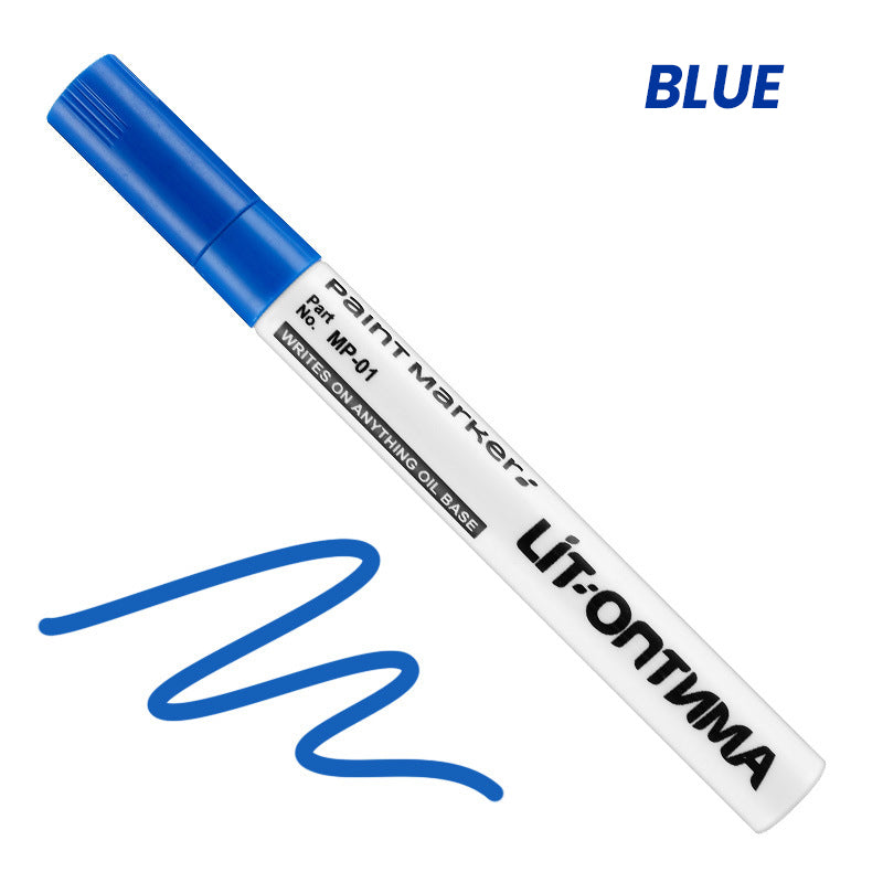 🥳2026 HOT SALE🥳💞50K+ SOLD! ✏️🔧 50% OFF! Oil-Based Waterproof Tire Marker Pen – 12 vibrant colors, waterproof & fade‑resistant. Perfect for tires, metal, glass & DIY crafts – bold marks that last! 🎨🚗