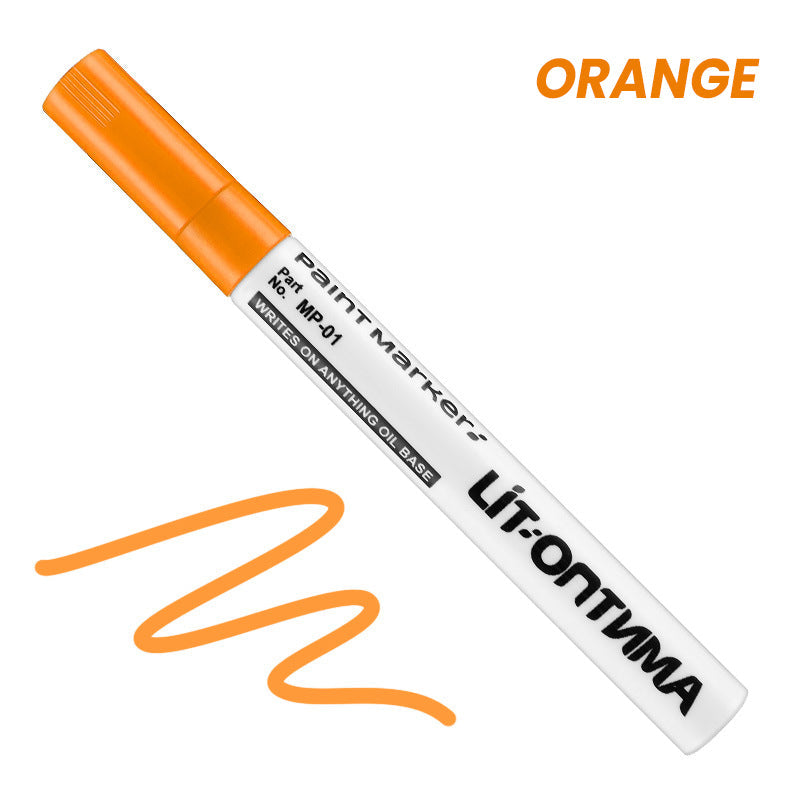 🥳2026 HOT SALE🥳💞50K+ SOLD! ✏️🔧 50% OFF! Oil-Based Waterproof Tire Marker Pen – 12 vibrant colors, waterproof & fade‑resistant. Perfect for tires, metal, glass & DIY crafts – bold marks that last! 🎨🚗