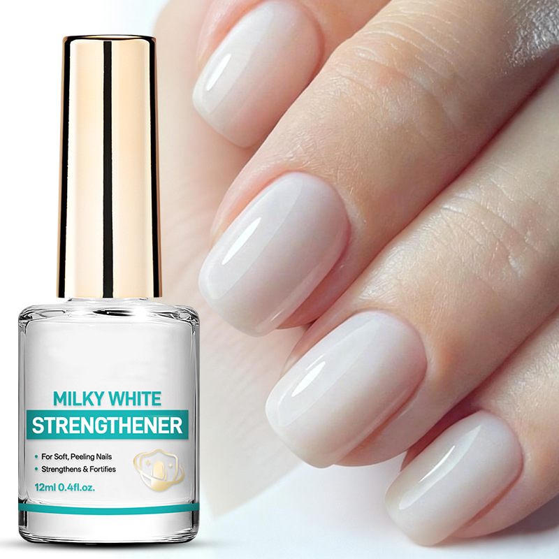 🥳2026 HOT SALE🥳💞50K+ SOLD!💅✨ 50% OFF! Professional Milk Protein Nail Strengthener – Reinforces weak & brittle nails, promotes growth & reduces peeling. Lightweight, non‑sticky & high‑shine – a 3‑in‑1 nail saviour! 🛡️💎