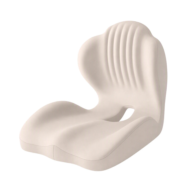 🥳2026 HOT SALE🥳💞50K+ SOLD! 🪑✨ 50% OFF! Ergonomic Memory Foam Seat Cushion – integrated back support relieves lumbar pain. Breathable milk silk for office, car & home comfort! 🛡️✅