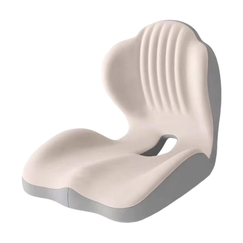 🥳2026 HOT SALE🥳💞50K+ SOLD! 🪑✨ 50% OFF! Ergonomic Memory Foam Seat Cushion – integrated back support relieves lumbar pain. Breathable milk silk for office, car & home comfort! 🛡️✅