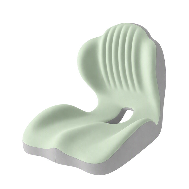 🥳2026 HOT SALE🥳💞50K+ SOLD! 🪑✨ 50% OFF! Ergonomic Memory Foam Seat Cushion – integrated back support relieves lumbar pain. Breathable milk silk for office, car & home comfort! 🛡️✅