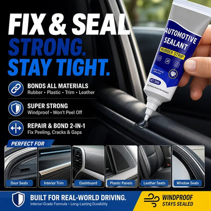🥳2026 HOT SALE🥳💞50K+ SOLD! 🚗🔧 50% OFF! Car Door Rubber Sealant Adhesive – 2‑in‑1 seal & bond, fixes gaps, tears & loose trim. No need to replace entire seals – DIY repair saves £££! 🛡️✨