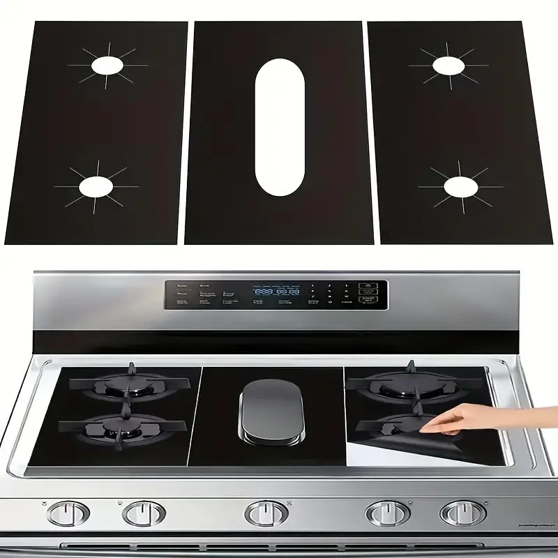 🥳2026 HOT SALE🥳💞50K+ SOLD! 🔥✨ 50% OFF! Reusable Gas Stove Burner Protectors – Non-stick Teflon coating, heat-resistant to 260°C. Spills wipe clean in seconds – dishwasher safe! From £6.99! Keep your stove looking new! 🧼💪