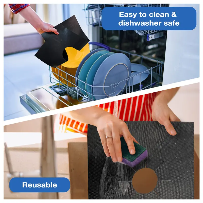 🥳2026 HOT SALE🥳💞50K+ SOLD! 🔥✨ 50% OFF! Reusable Gas Stove Burner Protectors – Non-stick Teflon coating, heat-resistant to 260°C. Spills wipe clean in seconds – dishwasher safe! From £6.99! Keep your stove looking new! 🧼💪