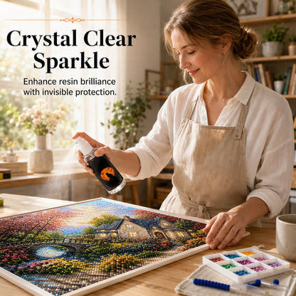 🥳2026 HOT SALE🥳💞50K+ SOLD!🎨✨ 50% OFF! Brighter Finish Sealer Spray – Crystal clear coating locks in sparkle, protects from UV & dust. Perfect for diamond paintings, resin art & crafts – keep your work shining for years! 🛡️💎