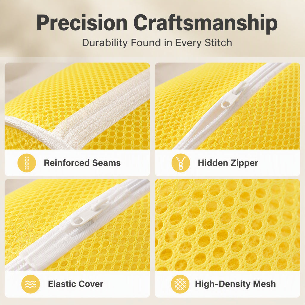 🥳2026 HOT SALE🥳💞50K+ SOLD! 🧺🛡️ 50% OFF! Mesh Shoe Washing Bag – high-density guard stops shoes from twisting & deforming in the machine. Protective structure buffers drum impact – your favourite pairs stay like new, wash after wash! 👟✨