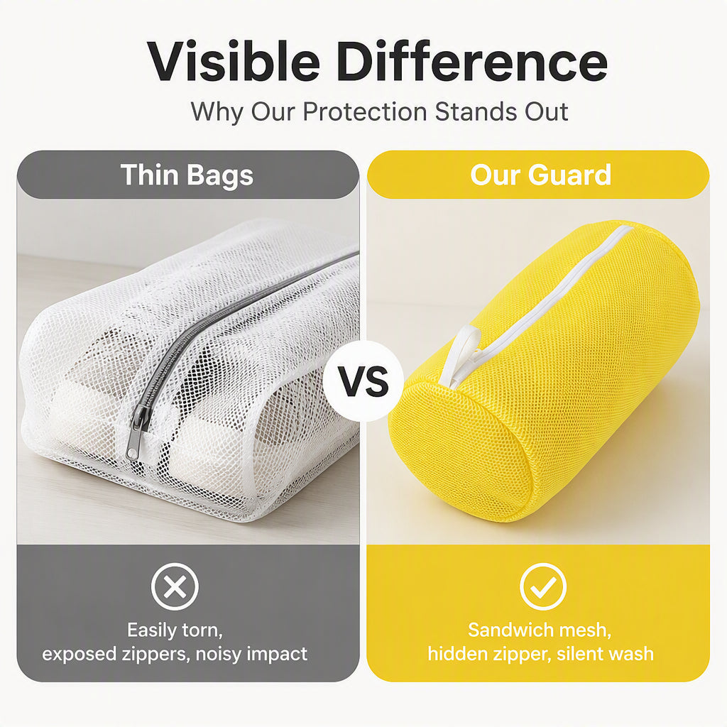 🥳2026 HOT SALE🥳💞50K+ SOLD! 🧺🛡️ 50% OFF! Mesh Shoe Washing Bag – high-density guard stops shoes from twisting & deforming in the machine. Protective structure buffers drum impact – your favourite pairs stay like new, wash after wash! 👟✨
