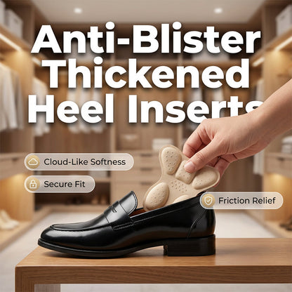 🥳2026 HOT SALE🥳💞50K+ SOLD! 🦶✨ 50% OFF! Thickened Anti‑Blister Heel Inserts – Soft breathable fabric, dotted texture for airflow. Instantly fixes loose shoes – prevents rubbing & blisters all day long! 👟💪