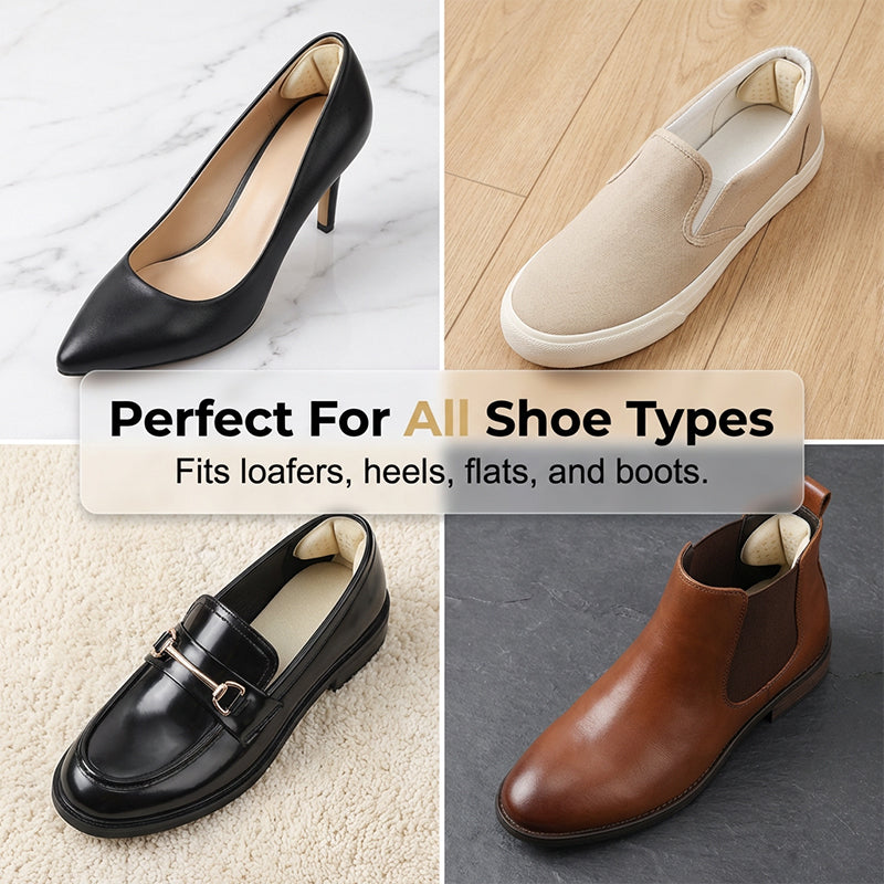 🥳2026 HOT SALE🥳💞50K+ SOLD! 🦶✨ 50% OFF! Thickened Anti‑Blister Heel Inserts – Soft breathable fabric, dotted texture for airflow. Instantly fixes loose shoes – prevents rubbing & blisters all day long! 👟💪