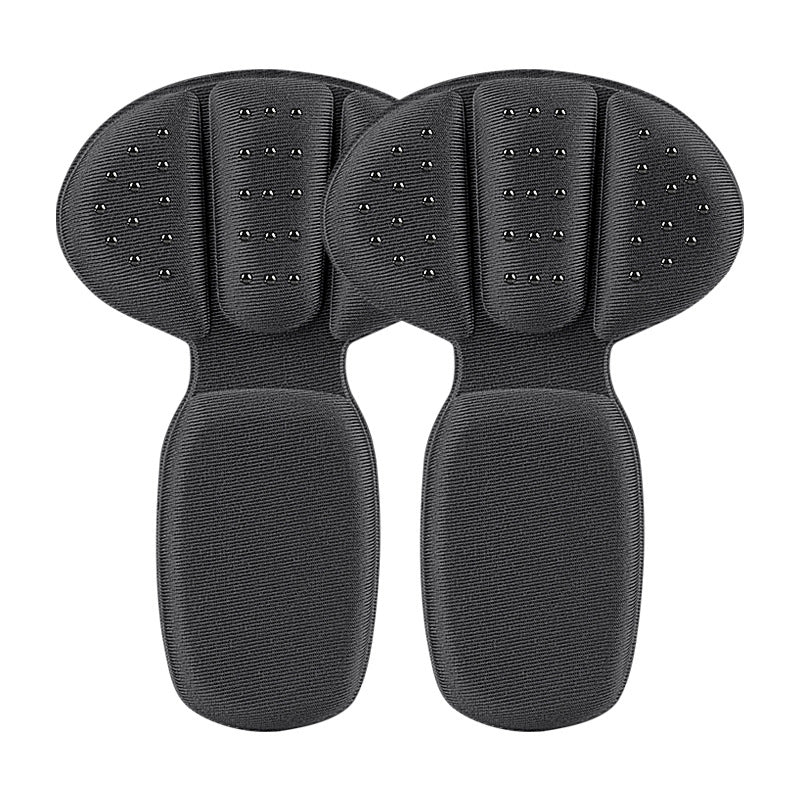 🥳2026 HOT SALE🥳💞50K+ SOLD! 🦶✨ 50% OFF! Thickened Anti‑Blister Heel Inserts – Soft breathable fabric, dotted texture for airflow. Instantly fixes loose shoes – prevents rubbing & blisters all day long! 👟💪