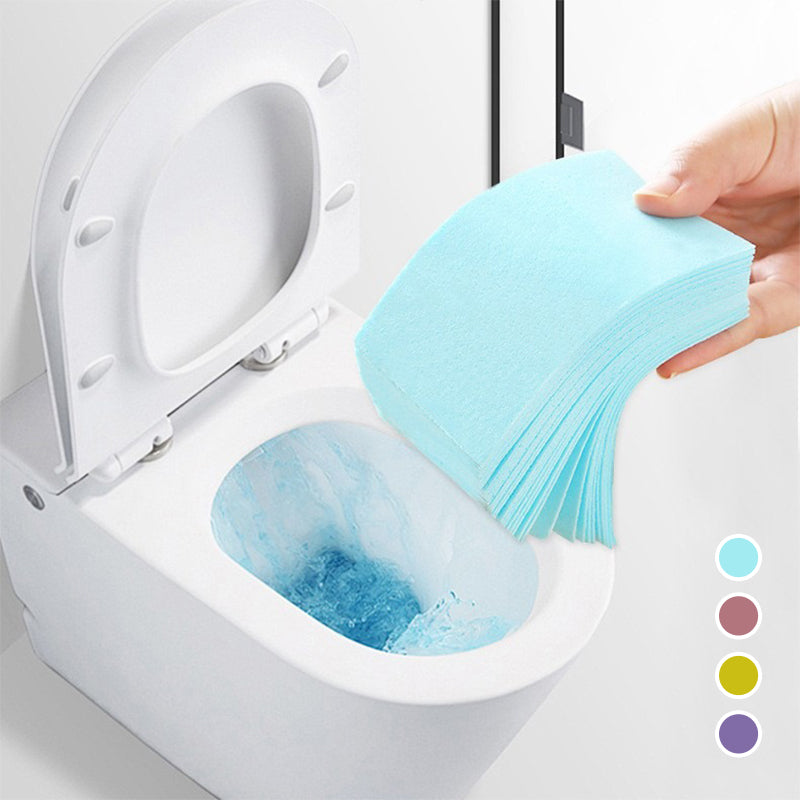 🚽 Quick-Dissolving Biodegradable Toilet Cleaning Sheets